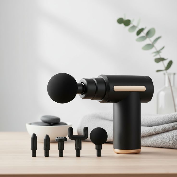 Pistolet de Massage Électrique – Vibrations Profondes Corps & Muscles