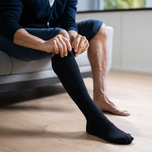 Chaussettes de Compression — Jambes Légères, Circulation & Récupération